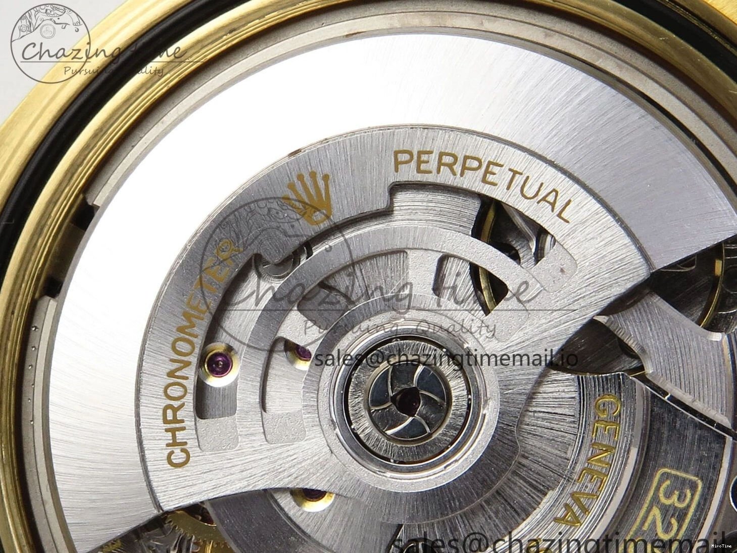 MiroTime 0320 Packable Day Date 40 YG 228238 THBF 1:1 Best Edition Black Crystal Dial on President Bracelet VR3255 V3 (Gain Weight) 378